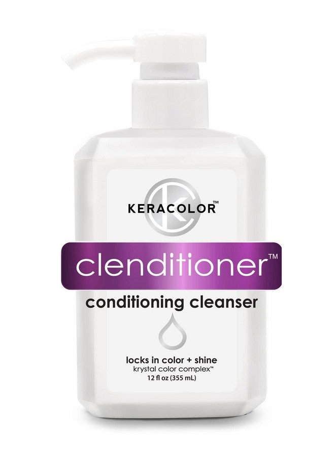 Keracolor Clenditioner Co Wash Cleansing Conditioner Keratin Infused Color Safe Prevents Fade Replaces Your Shampoo, 12 Fl Oz - Image 1