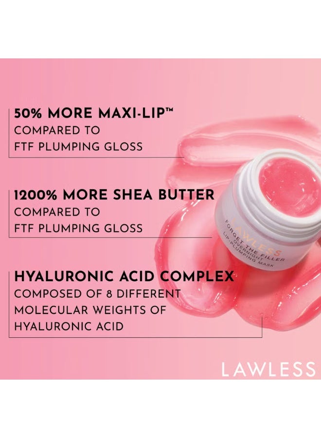 LAWLESS BEAUTY Forget The Filler Overnight Lip Plumping Mask - Cherry Vanilla - Image 3