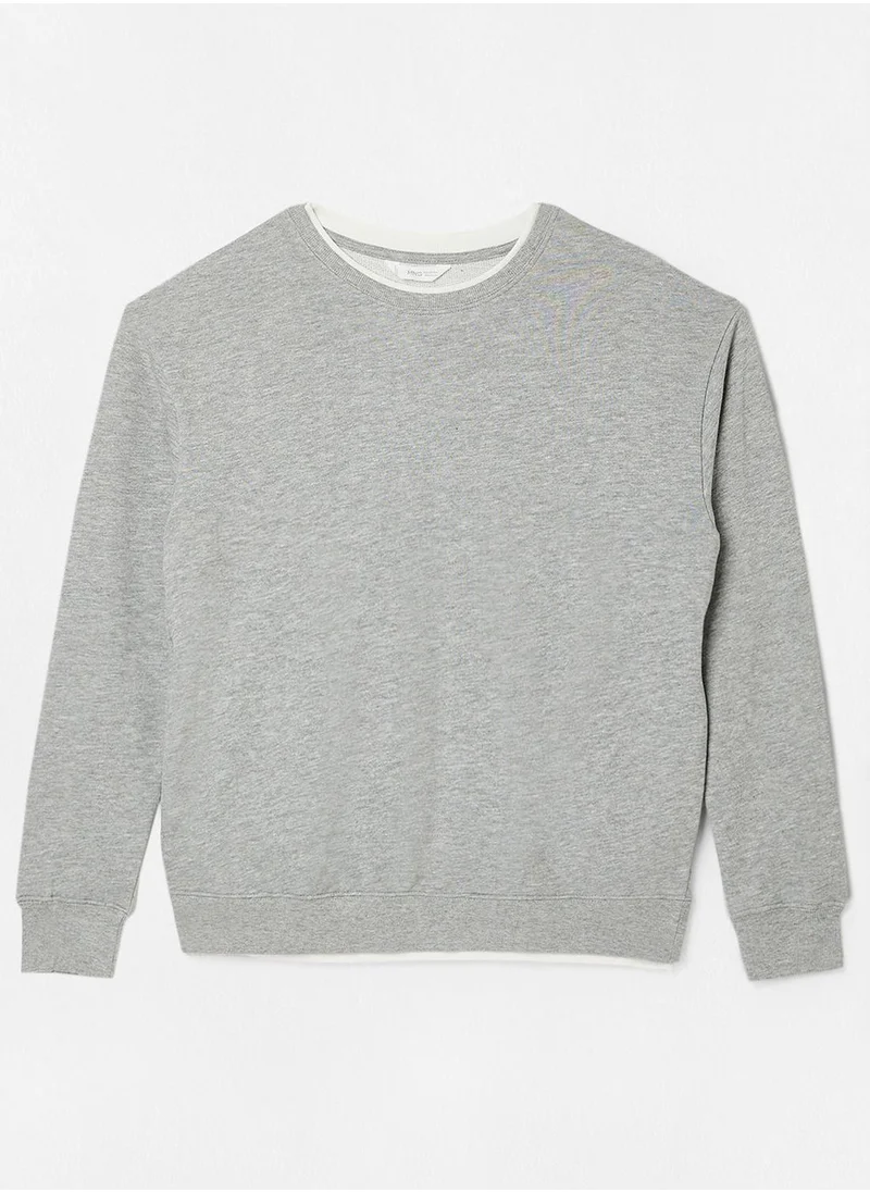 MANGO Youth Round Neck Sweater