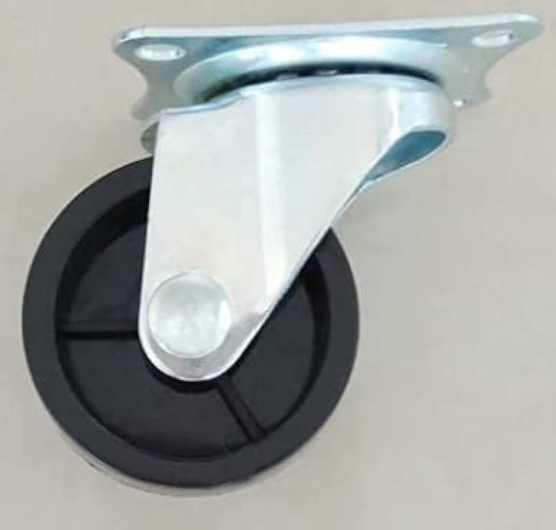 AQ AQSON AQSON 4 Pack of 40mm Rubber Swivel Caster Wheels without Brake for Furniture and Trolleys - Image 4