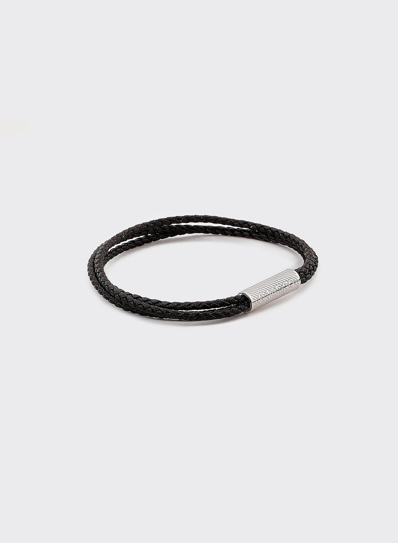 GUESS Jumb03033Jwstbks Round Logo Bracelet - Image 1