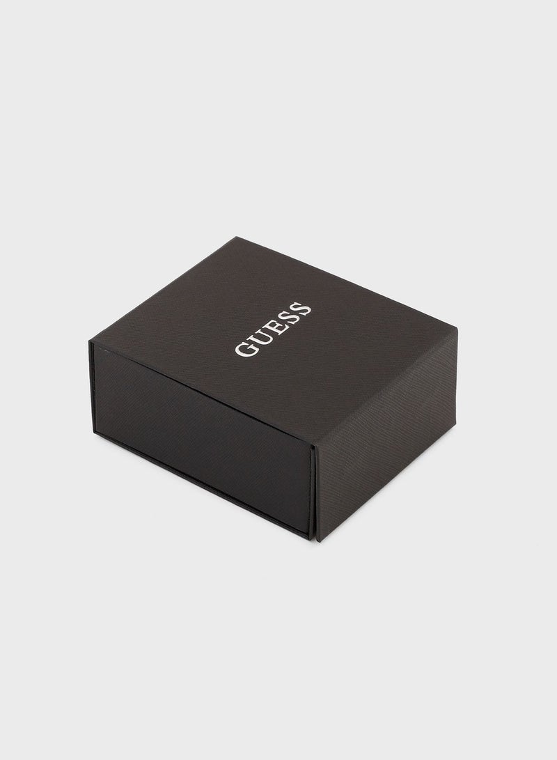 GUESS Jumb03033Jwstbks Round Logo Bracelet - Image 4