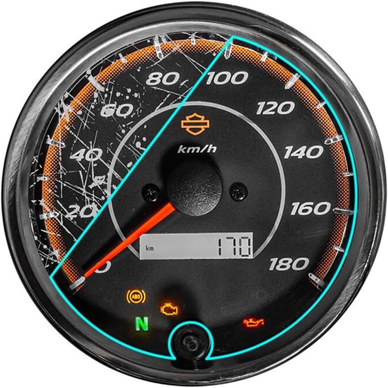 QASULER Motorcycle Dashboard Screen Protector for Harley Davidson x350 - Image 1