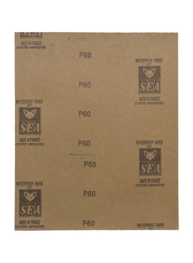 Sea France Waterproof Sandpaper 60 Grit 