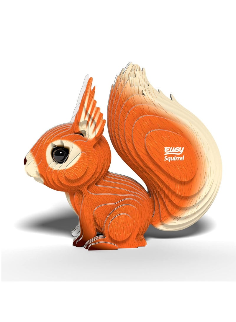 EUGY 3D Squirrel Puzzle - Fun and Educational DIY Craft for Kids and Adults - Image 5