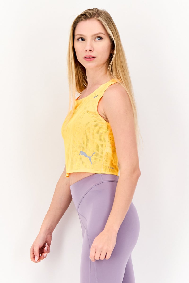 PUMA Women Sportswear Fit Sleeveless Outdoor Tank Top, Orange - Image 2