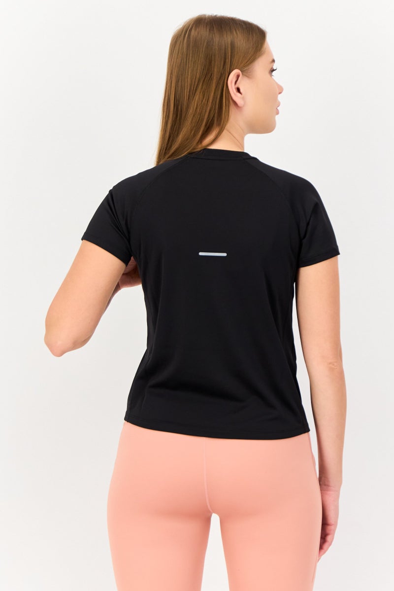 asics Women Sportswear Fit Short Sleeve Training T-shirt, Black - Image 3