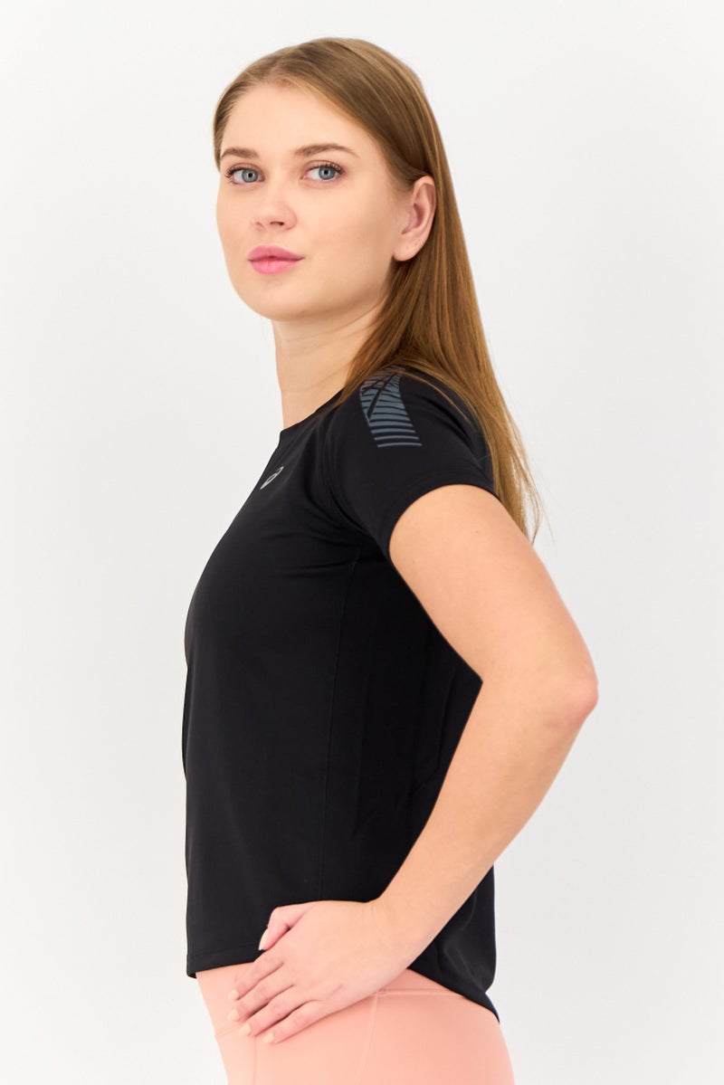asics Women Sportswear Fit Short Sleeve Training T-shirt, Black - Image 2