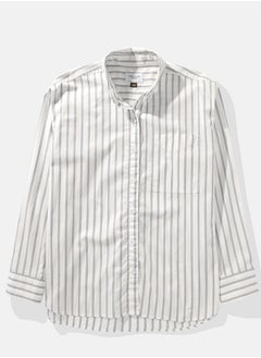 American Eagle Striped Long Sleeve Button Down Shirt  - Image 4