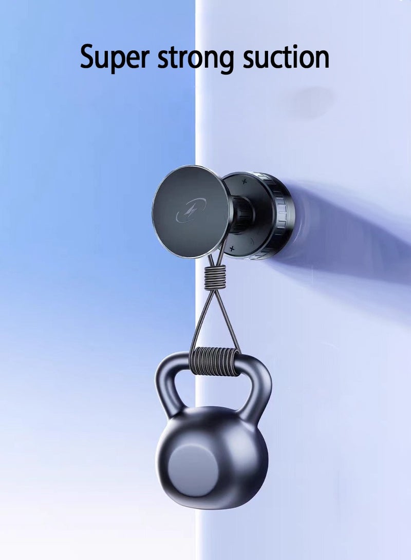 Concretization Wireless Charging Stand - 15W Magnetic Car Mount with Suction Cup, Multi-Angle Rotation,whiteblack. - Image 4