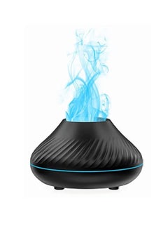 Mi VAZA Essential Oil Diffuser, Home Flame Mimic Essential Oil Diffuser, Durable Long Lasting Aromatherapy Diffuser, Portable Color Changing Room Diffusers For Home Office, (Black)  - Image 1