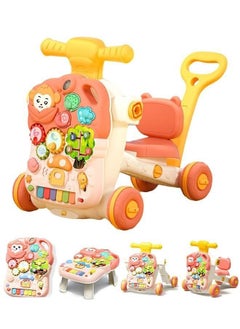 5 in 1 Multifunctional Baby Sit To Stand Trolley Yoyo Walker Activity Center Entertainment Table And Board Game