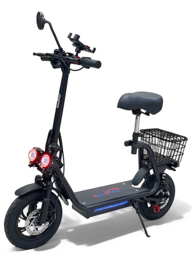 New Abu Sla electric scooter - Dual front lights, 48 ​​volts