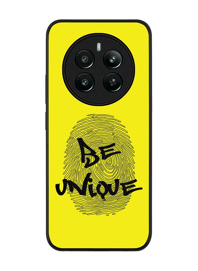 Stylizedd Rugged Black edge case for Realme 12 Plus 5G / Realme 12 4G, Slim fit Soft Case Flexible Anti Drop TPU Gel Thin Cover -  Be Unique - Image 1