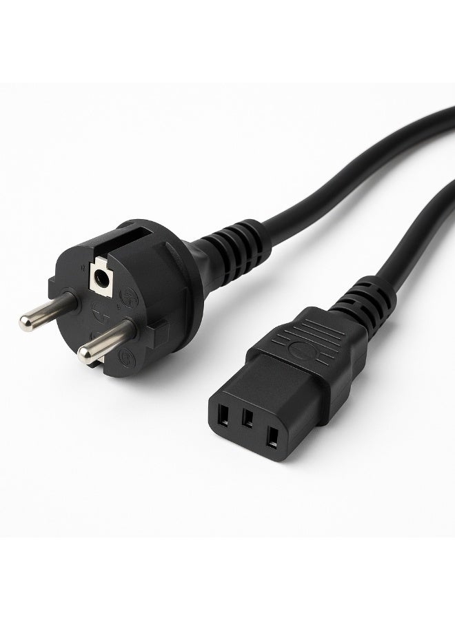 Durable, corrosion-resistant power cable 300/500V - safe for everyday use - black color - Image 1