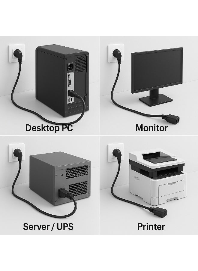 Durable, corrosion-resistant power cable 300/500V - safe for everyday use - black color - Image 5