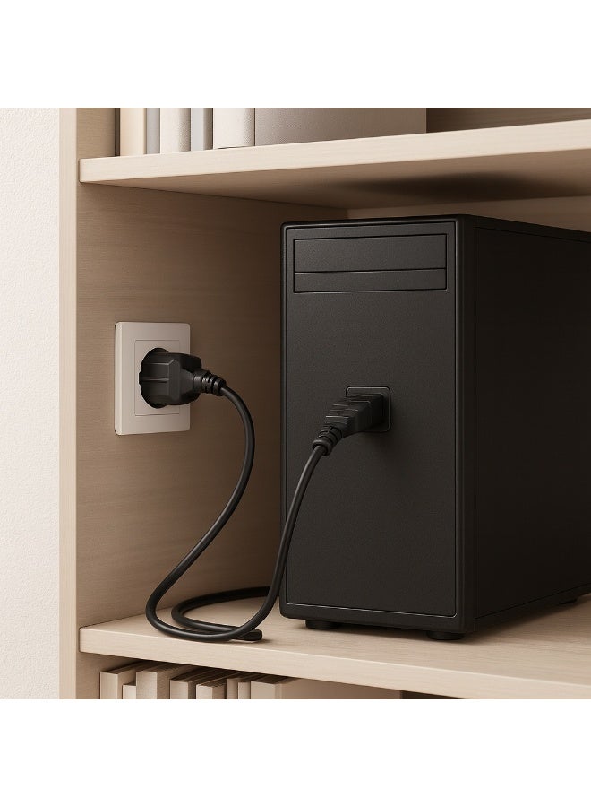 Durable, corrosion-resistant power cable 300/500V - safe for everyday use - black color - Image 4