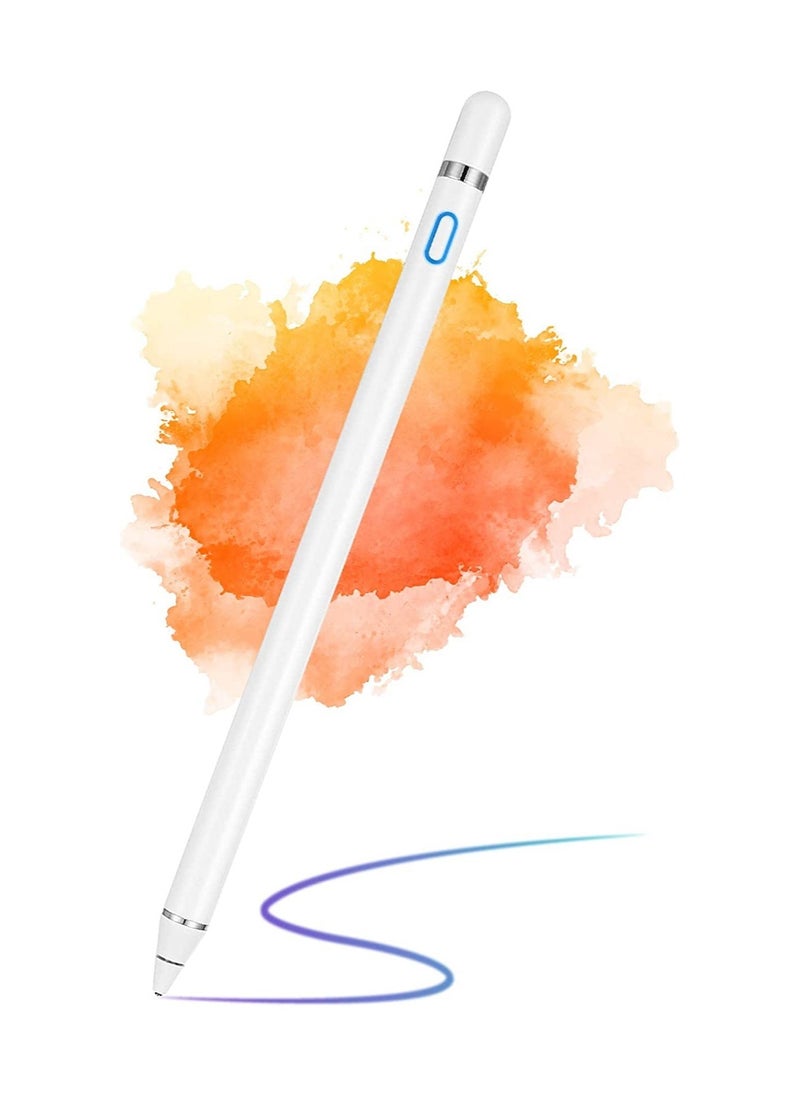 ELTRAZONE - Active Stylus Pen Compatible for Touch Screens, Digital Rechargeable Stylish Pencil universal with Touch Function, Stylus pen for iPhone/iPad Pro/Air/Mini/iPhone/Android and Most Touch screens - Image 1