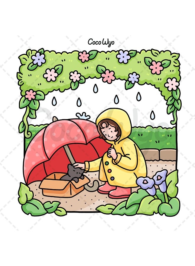 Generic Cozy Moments: A Relaxing Coloring Book for Adults and Teens with Cute Daily Life Scenes  - Image 5