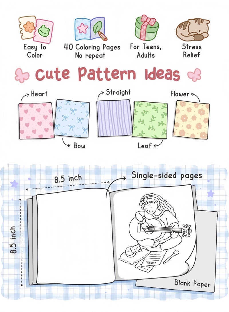 Generic Cozy Moments: A Relaxing Coloring Book for Adults and Teens with Cute Daily Life Scenes  - Image 2