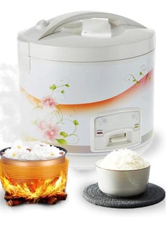 Generic Electric Rice Cooker 2.8L – Multi-Function Cooking Pot with Non-Stick Inner Pot, Keep Warm & Auto Cooking Features – Deluxe White Rice Cooker for Steaming, Soup, Porridge & More  - Image 1