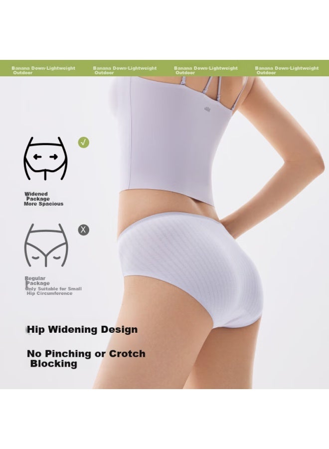 Beneunder Women's 100% Cotton Seamless Antibacterial Antibacterial Bottom Crotch Triangle Panties Mid-waist 25 New - Image 1