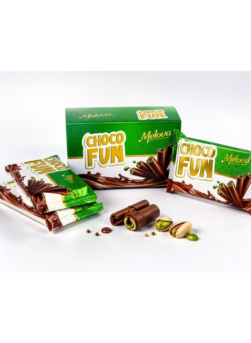 Melova Choco Fun 30 rolls pista premium cream - Image 1