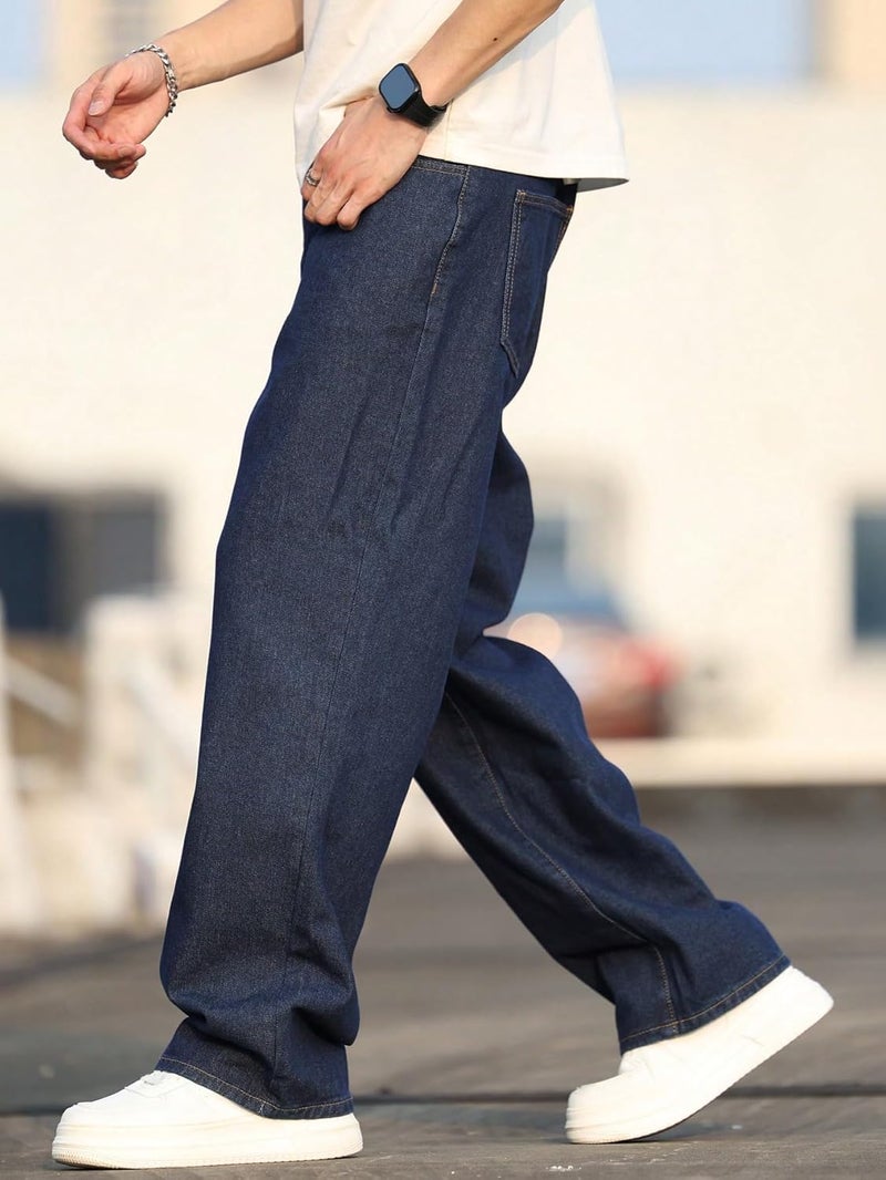 KOTTY Men's Vintage Wash with a Modern Twist Faded Jeans(Blue,32) - Image 3