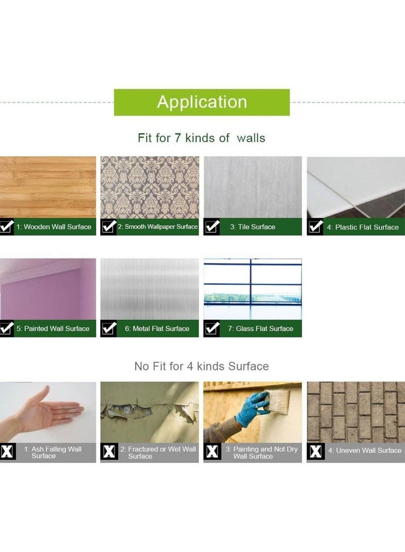  طائرة ورقية 60 × 200 سم ملصق طباشير أسود سميك مقاوم للماء وقابل للإزالة ومقاوم للماء وقابل للإزالة ذاتي اللصق بطبشور أسود اللون ومناسب للمطبخ المنزلي وغرفة الأطفال والمكتب والمطعم والمقهى - يتضمن 5 قطع من الطباشير (أسود) - Image 5