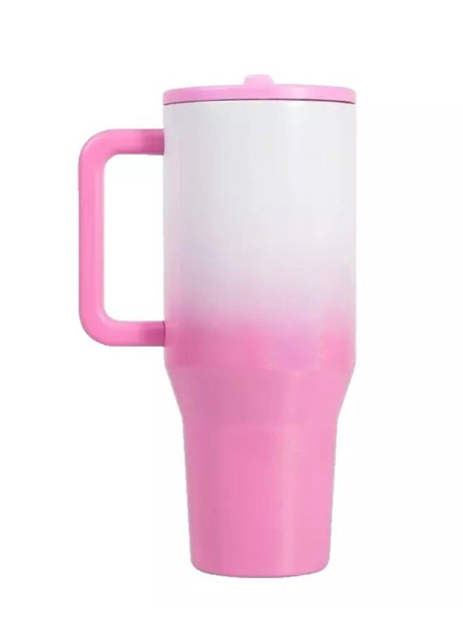 Water Bottle with Handle & Flip Straw , Leak Resistant Tumbler-Reusable Insulated Stainless Steel & Rubber Base - Gifts for Women & Men, Gradient Pink,32 oz - pzsku/ZAB6AF4BE7A2466A912C7Z/45/1741078941/f19c1e31-06ee-4413-bb35-a226c56f2ffe