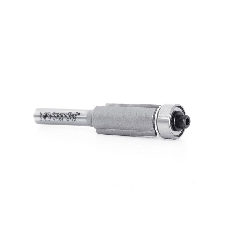 Amana Tool 47104 Flush Trim 1/2-Inch Diameter by 1-Inch Cutting Height by 1/4-Inch Shank 2-Flute Router Bit - Image 3