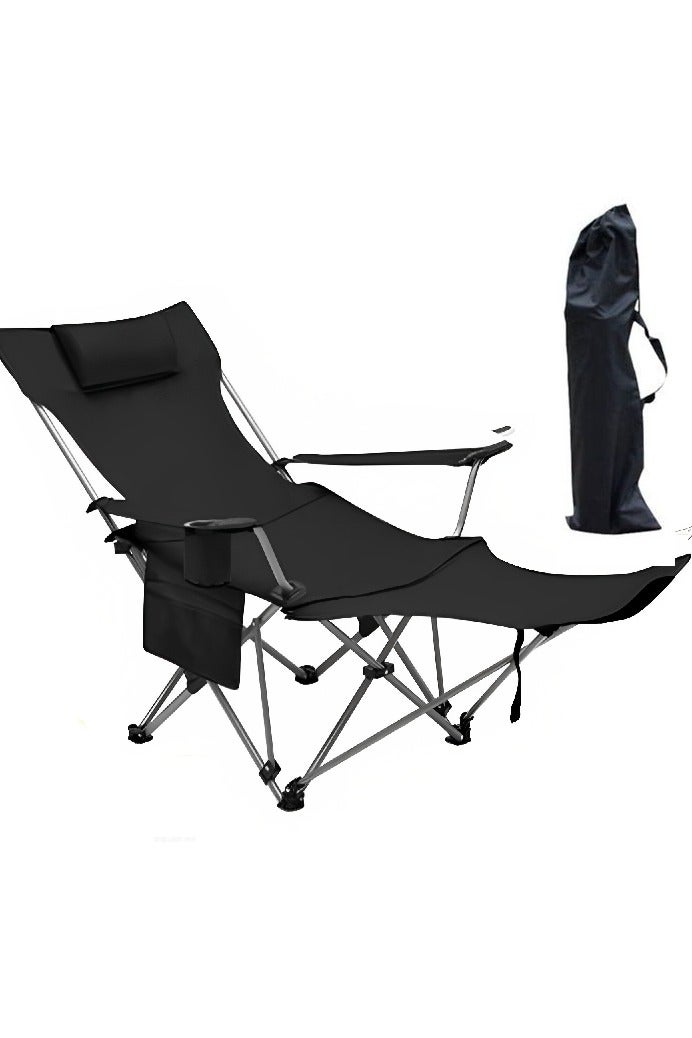 Folding chaise longue chair for camping, picnics, fishing, beach and home - Image 1