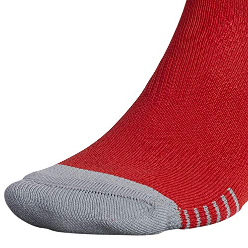 adidas Copa Zone Cushion 4 Soccer Socks (1-Pair) for Men, Women, Boys and Girls, Team Power Red/White, Large - Image 4