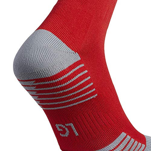 adidas Copa Zone Cushion 4 Soccer Socks (1-Pair) for Men, Women, Boys and Girls, Team Power Red/White, Large - Image 5