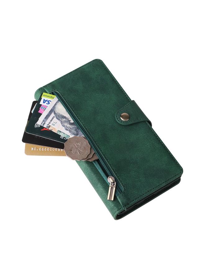 S-TOP Case For Samsung Galaxy Note10 Lite Rivet Buckle 9 Cards Three Fold Leather Phone Case - Image 5