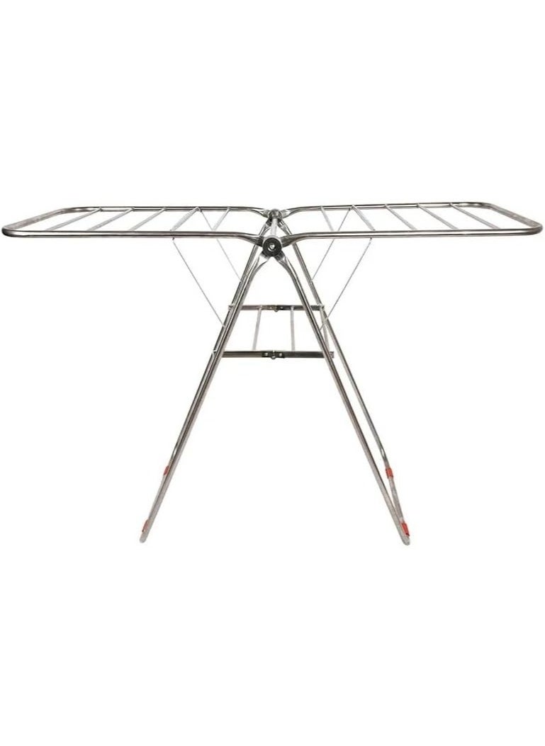 VIO VIO Stainless Steel Clothes Drying Rack – Adjustable Gullwing and Foldable for Easy Storage – Rust-Proof for Indoor and Outdoor Use  - Image 2