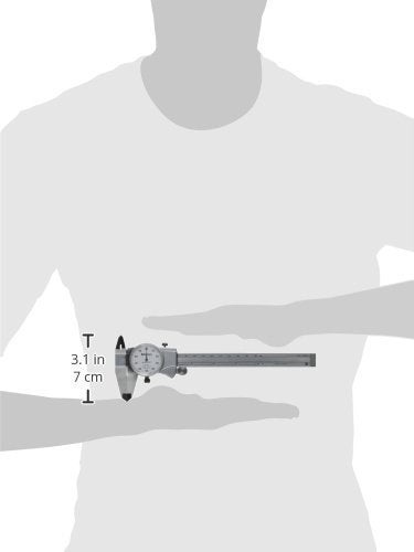 Mitutoyo Mitutoyo 505742J Dial Caliper 01 per Rev 06 Range 0001 Accuracy  - Image 2