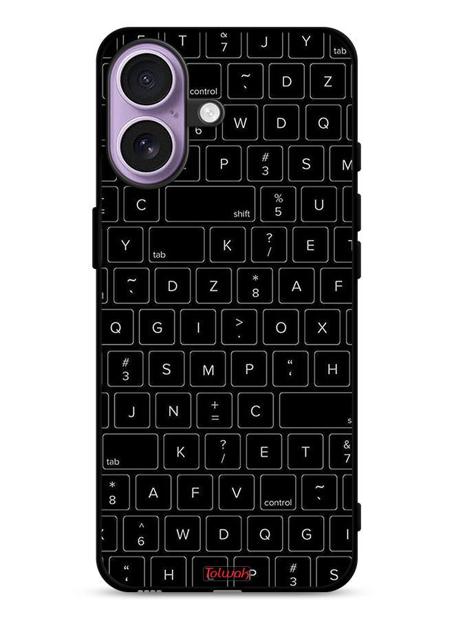 Tolwak Apple iPhone 17 Protective Case Cover Random Keyboard Keys Pattern - Image 1