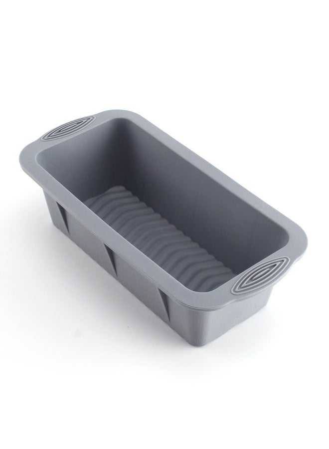 High Temperature Resistant Rectangular Silicone Cake Bread Mold Kitchen Household Baking Utensils Toast Silicone Baking Tray-Specifications:10inch Rectangle-color:Nordic Powder - Image 4