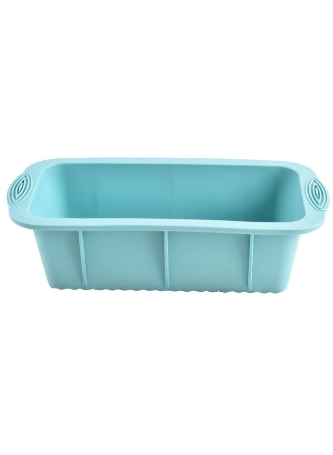 High Temperature Resistant Rectangular Silicone Cake Bread Mold Kitchen Household Baking Utensils Toast Silicone Baking Tray-Specifications:10inch Rectangle-color:Nordic Powder - Image 2