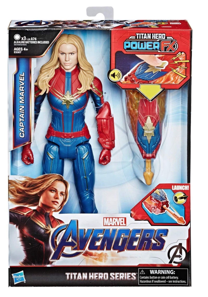 MARVEL Avengers Marvel Endgame Titan Hero Power Fx Captain Marvel - Image 1
