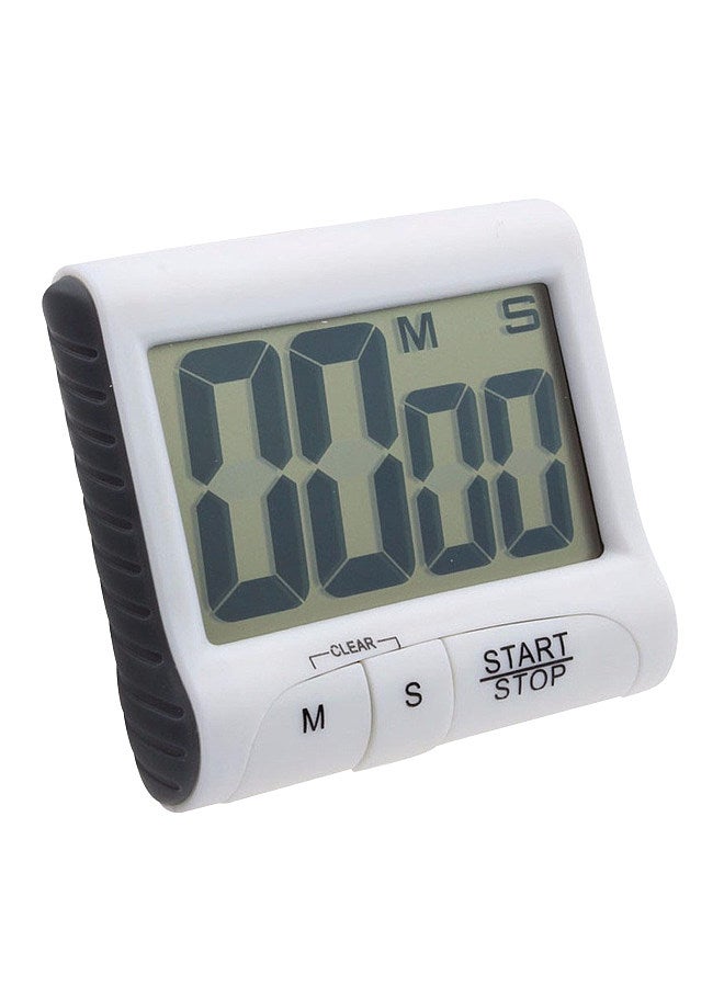 Aoresac Digital Kitchen Timer with Strong Magnet Back Stand Hanging Hole Loud Alarm Large LCD Display Cooking Timer Clock for Time Management Workout Baking Egg Timer  - Image 1