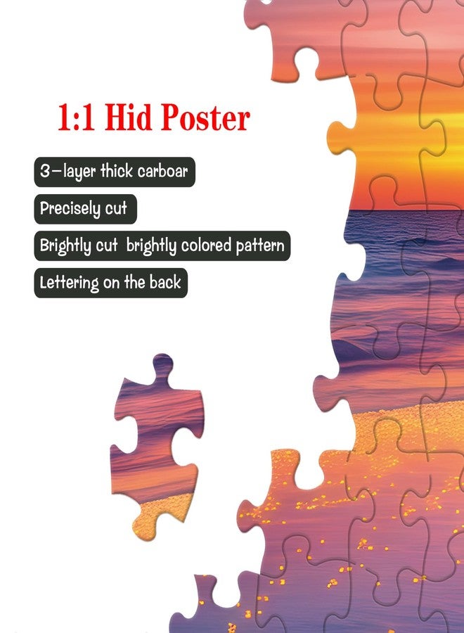 Cafly Jigsaw Puzzles 1024 Pieces for Adults - Challenging Impossible Difficult Hard Fun Puzzles Stunning Art Wall Decor, Gift for Adult Puzzle Lovers, Love Pebbles Beach 1000 up Z0807 - Image 3