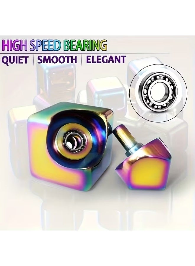 Goolsky Fidget Spinner Metal Hand Spinning Top Tip Gyro Rotating Relieve Relax Reducing Toy Antistresse Relieving Anxiety Decompression Sensory Toys Desk Gadgets for Children Adults - Image 2