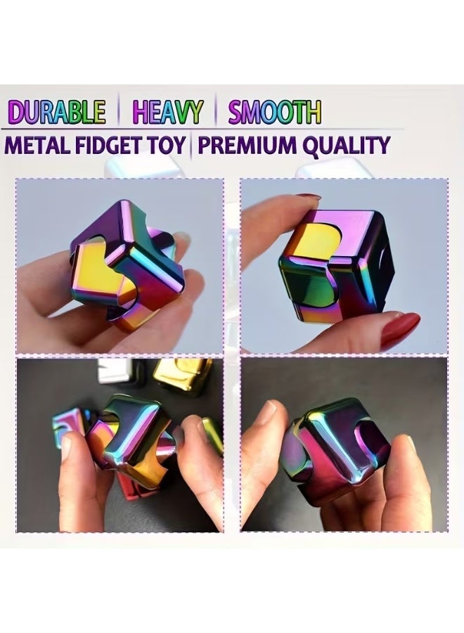 Goolsky Fidget Spinner Metal Hand Spinning Top Tip Gyro Rotating Relieve Relax Reducing Toy Antistresse Relieving Anxiety Decompression Sensory Toys Desk Gadgets for Children Adults - Image 4