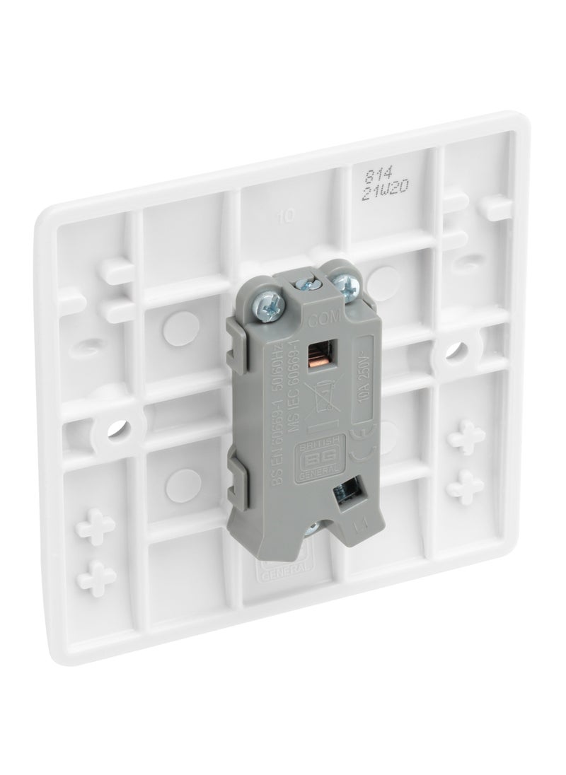 BG BG Nexus 20 Amp 16AX Single Bell Push Plate Switches  - Image 3
