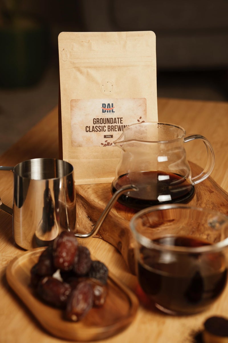 BAL Coffee Alternative Groundate - 12 oz /340 g | Caffeine-Free & Vegan-Friendly | Coffee Substitute Brews & Tastes like Original | Smooth Grind Crafted from Date Seeds | Rich & Smooth flavor - Image 5