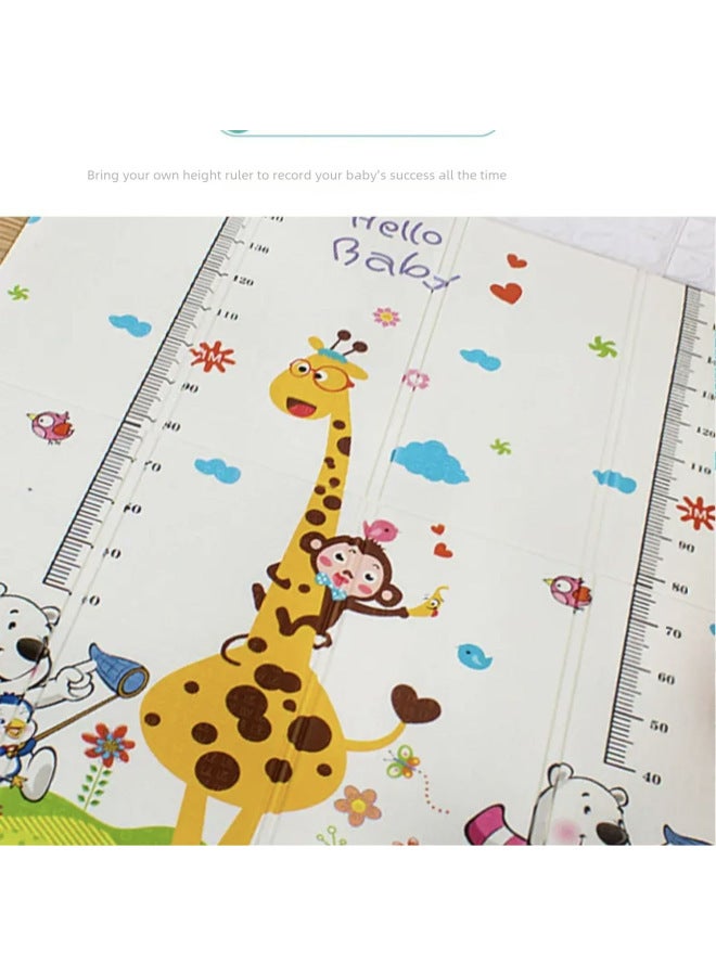YIHANG Xpe Household Folding Crawling Mat Thickened Baby Crawling Mat Living Room Floor Mat Cleaning Mat - Image 4