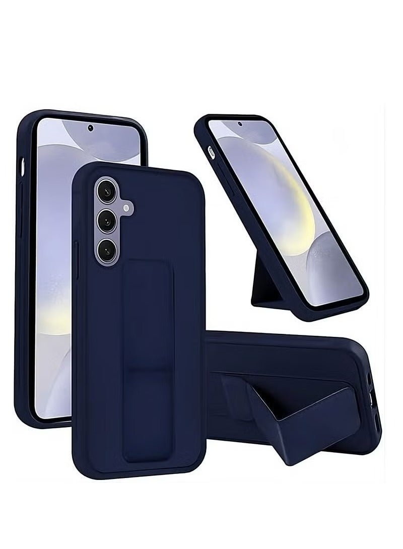 ELTRAZONE Premium Silicone Samsung Galaxy S24 Plus Case | Shockproof Protection with Hand Strap for Vertical & Horizontal Grip | Magnetic Car Mount & Kickstand Holder | Durable Cover for Galaxy S24 Plus - Image 1