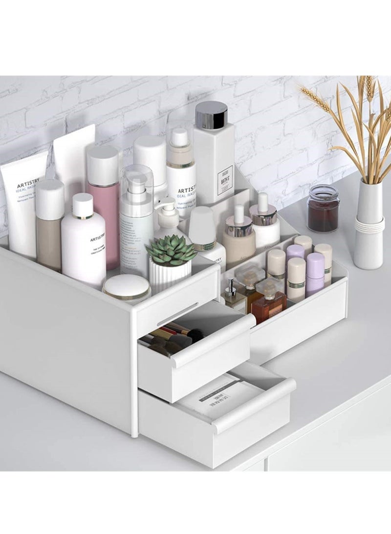 Large Makeup Organizer with Drawers Ideal for Vanity Jewelry and Bathroom Storage Stylish and Spacious - Image 3